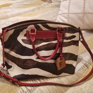 Dooney & Bourke Vachetta Zebra Juliette Satchel